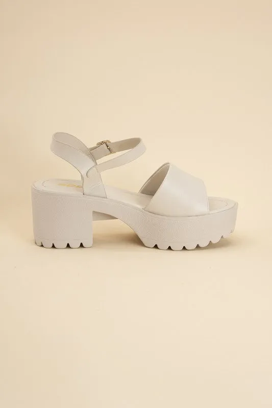 SODA STACIE Chunky Platform Sandals