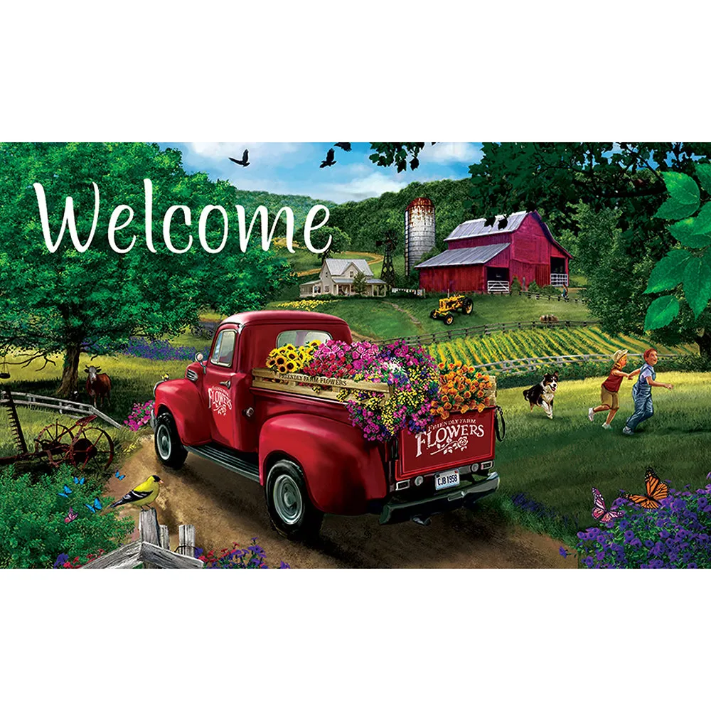 Welcome Floor Mat 18 x 30 inches