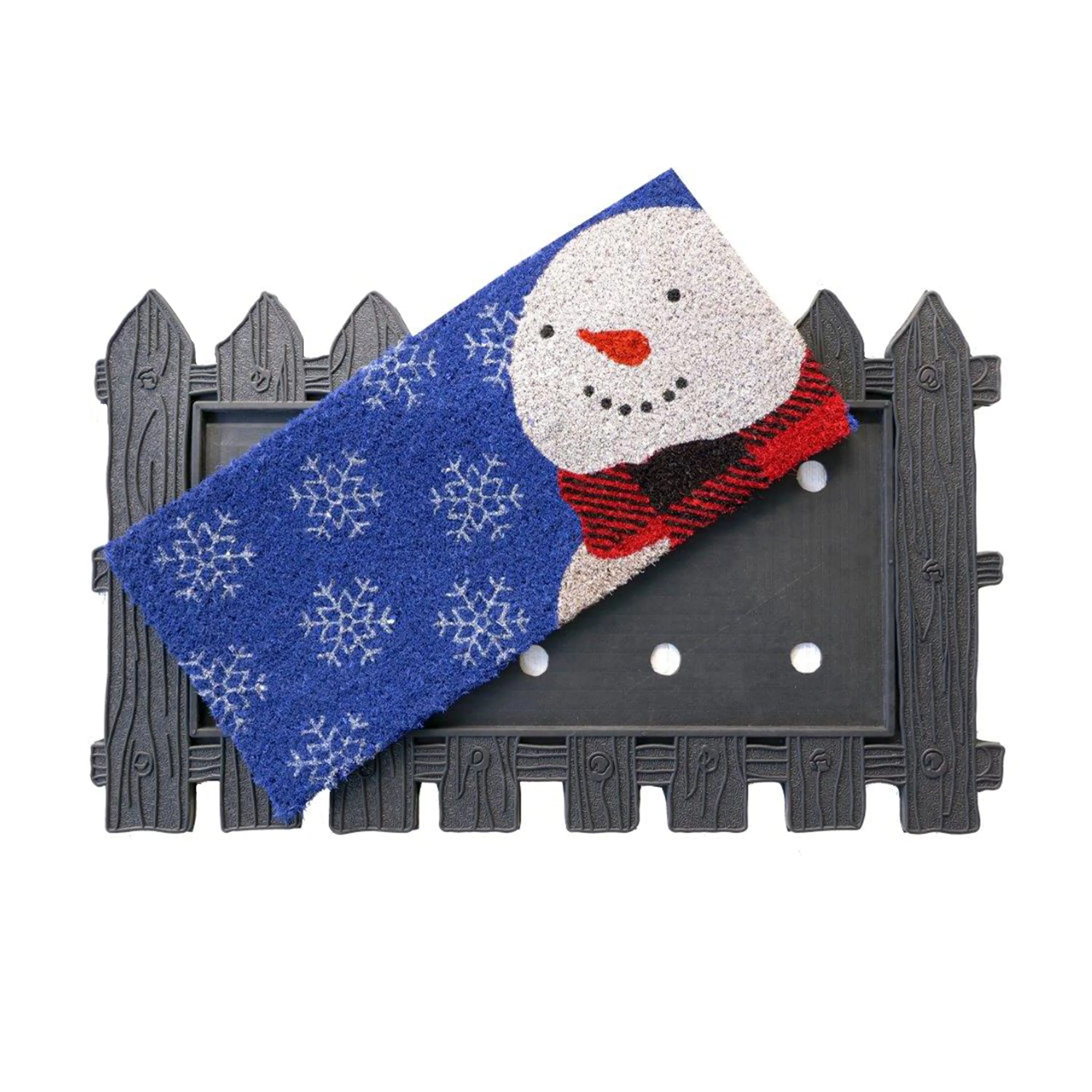 Welcome Mat Coir Insert - Snowman
