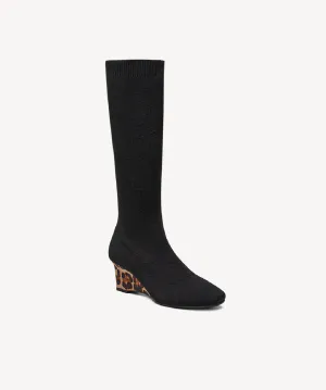 Wild Elegance Wedge Toe  High Boots