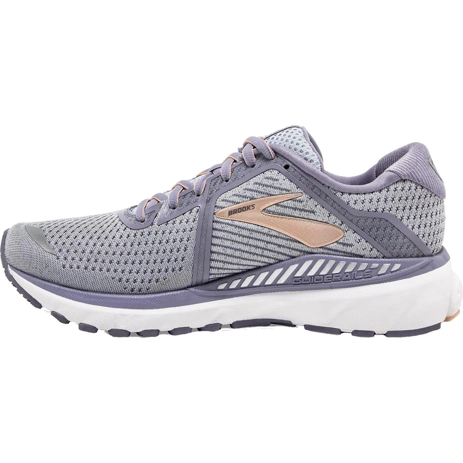 Women's Brooks Adrenaline GTS 20 Grey/Pale Peach/White Mesh